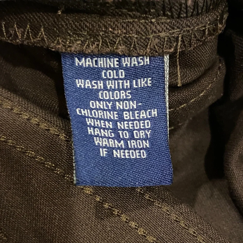 Chaps Dark Brown Trousers, Women's size 10 - Picture 7 of 7